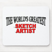 The World's Greatest Sketch Artist Mouse Pads