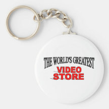 The World's Greatest Video Store Keychain