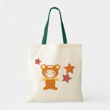 the yellow creature tote bag