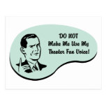 Theatre Fan Voice Postcards