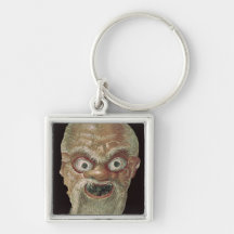 Theatre Mask, East Wall, Oecus 5, 60-50 BC Key Chain
