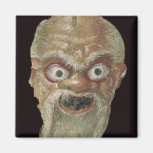 Theatre Mask, East Wall, Oecus 5, 60-50 BC Refrigerator Magnet
