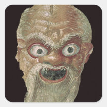 Theatre Mask, East Wall, Oecus 5, 60-50 BC Sticker