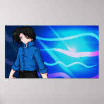 Thefre Blue Stream Print