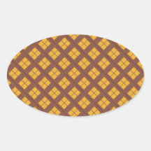 Theme Sunshine : Diamond Windows Oval Sticker