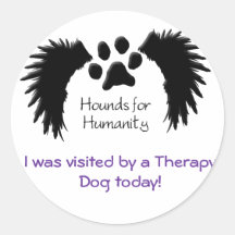 Therapy Dog Visit-Sticker