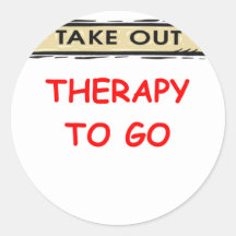 therapy round stickers