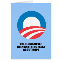 THERE HAS NEVER BEEN ANYTHING FALSE ABOUT HOPE GREETING CARD