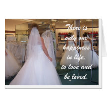 There is only one happiness in life... greeting card