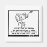 There was a Young Lady of Dorking Fridge Magnets