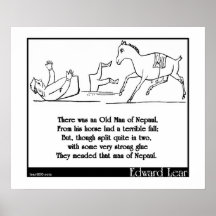 There was an Old Man of Nepaul Print