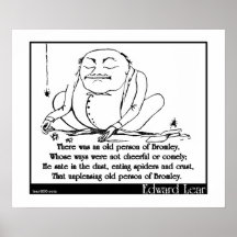 There was an old person of Bromley Print