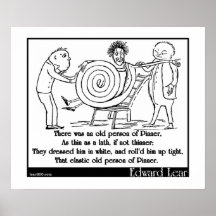 There was an old person of Pinner Print