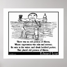 There was an old person of Sheen Poster