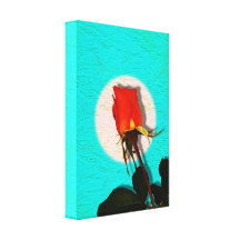 There's Beauty In The Bud Stretched Canvas Prints