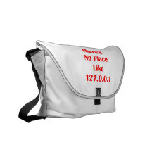 Theres No Place like 127001 red Commuter Bags