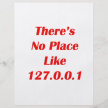 Theres No Place like 127001 red Flyer Design