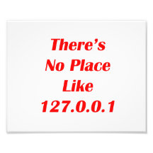 Theres No Place like 127001 red Photo Art