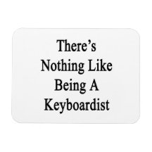 There's Nothing Like Being A Keyboardist Magnets
