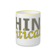 Think Critically Customisable Mugs