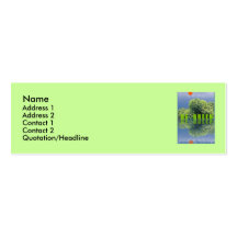 THINK GREEN / BE GREEN BUSINESS CARD