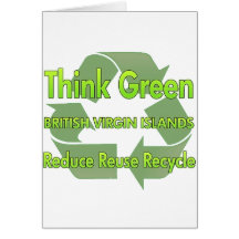 Think Green British Virgin Islands Cards
