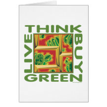 Think Green, Cactus Card