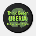 Think Green Liberia Fridge Magnets