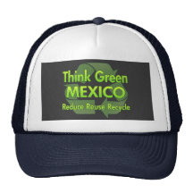 Think Green Mexico Mesh Hats