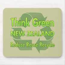 Think Green New Zealand Mouse Mat