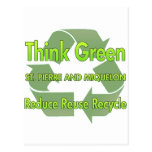 Think Green St. Pierre And Miquelon Post Cards