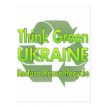 Think Green Ukraine Postcard