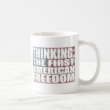 Thinking Freedom Coffee Mugs