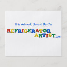 "This Artwork Should Be On" Note Flyer