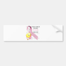 This Chick Wears Pink for her Grandma Bumper Stickers