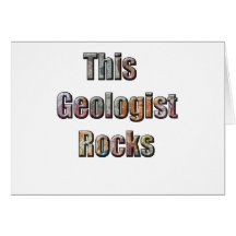 This geologist rocks greeting card