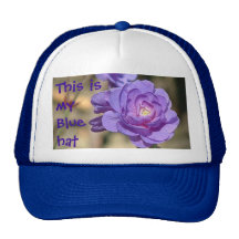 This is my blue hat