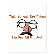 This is My Costume Postcard
