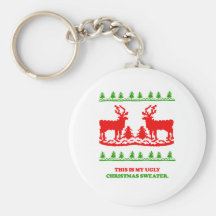 This is my ugly Christmas Sweater Keychain