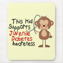 This Kid Supports Juvenile Diabetes Awareness Mousepad