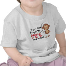 This Kid Supports Juvenile Diabetes Awareness Tee Shirts