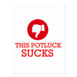 This Potluck Sucks Postcard