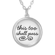 this too shall pass encouragement necklace