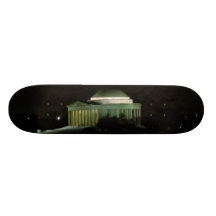 Thomas Jefferson Memorial at Night Custom Skateboard
