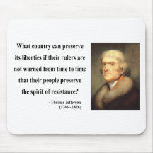 Thomas Jefferson Quote 16c Mouse Mats