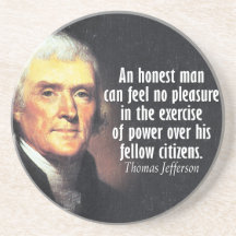 Thomas Jefferson Quote on Power Coasters