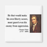 Thomas Paine Quote 3b Fridge Magnet