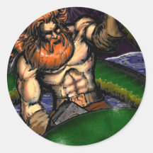 Thor Vs. Jormungand Sticker