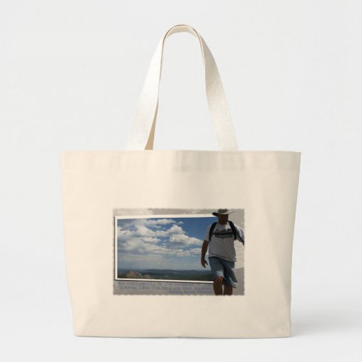 Thoreau Quote - Live Your Dreams Tote Bags