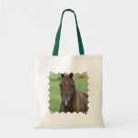 Thoroughbred Race Horse Small Canvas Tote Bag